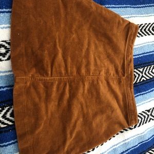Corduroy mini skirt